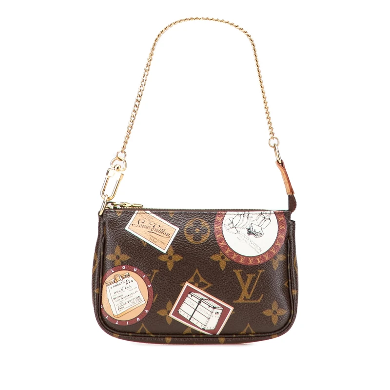 Louis Vuitton Pre-Loved Monogram Patch Mini Pochette Accessoires Handbag