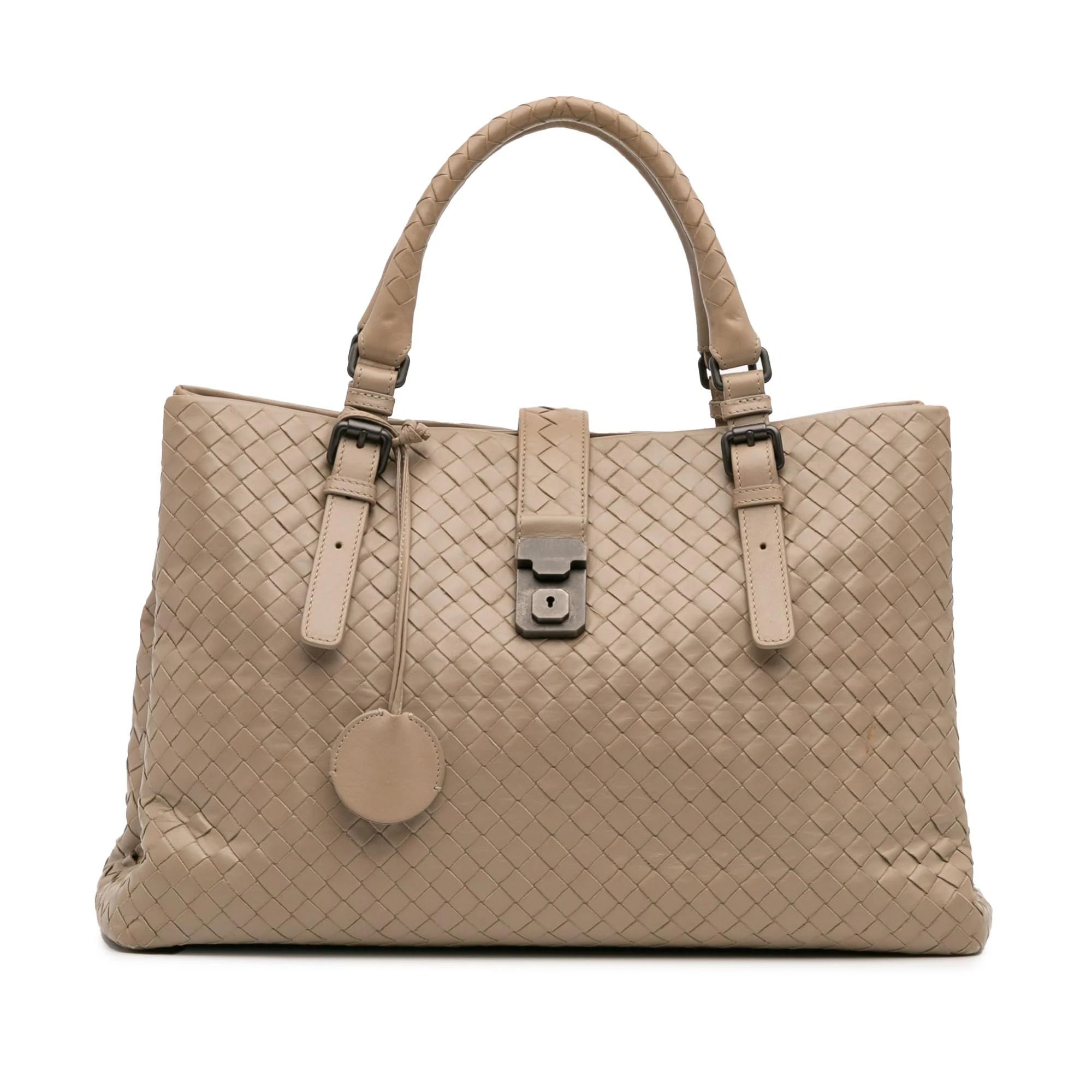 Bottega Veneta Pre-Loved Medium Nappa Intrecciato Roma Tote