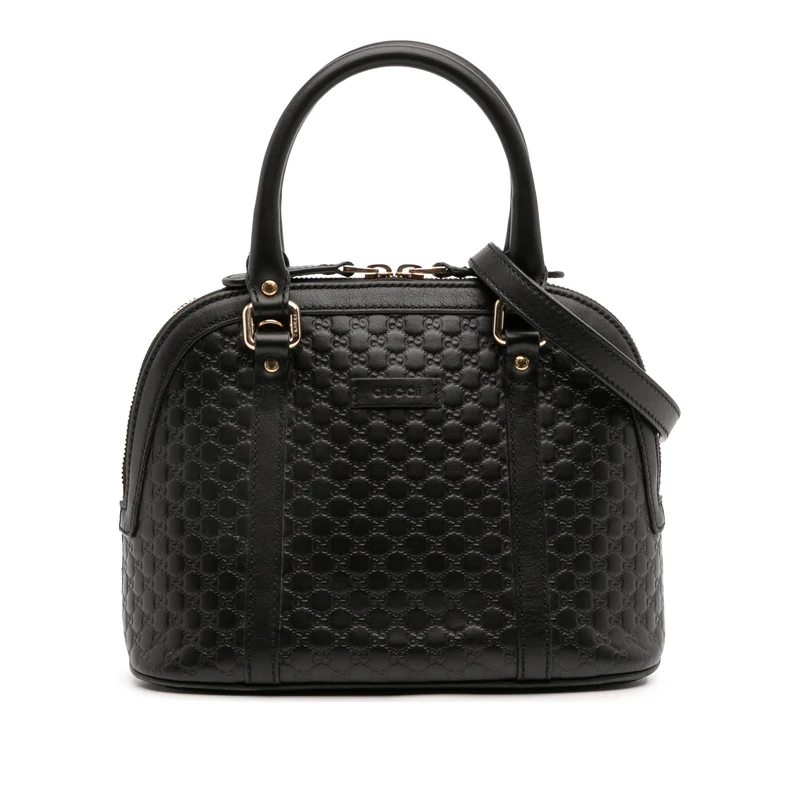 Gucci Pre-Loved Mini Microguccissima Dome Satchel