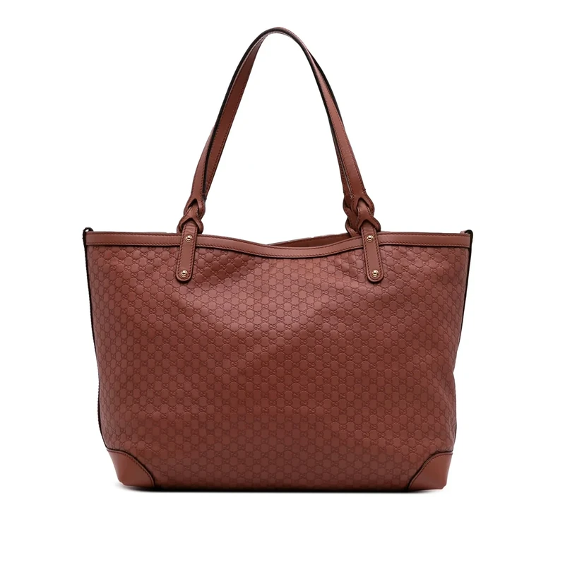 Gucci Pre-Loved Medium Microguccissima Craft Tote Bag