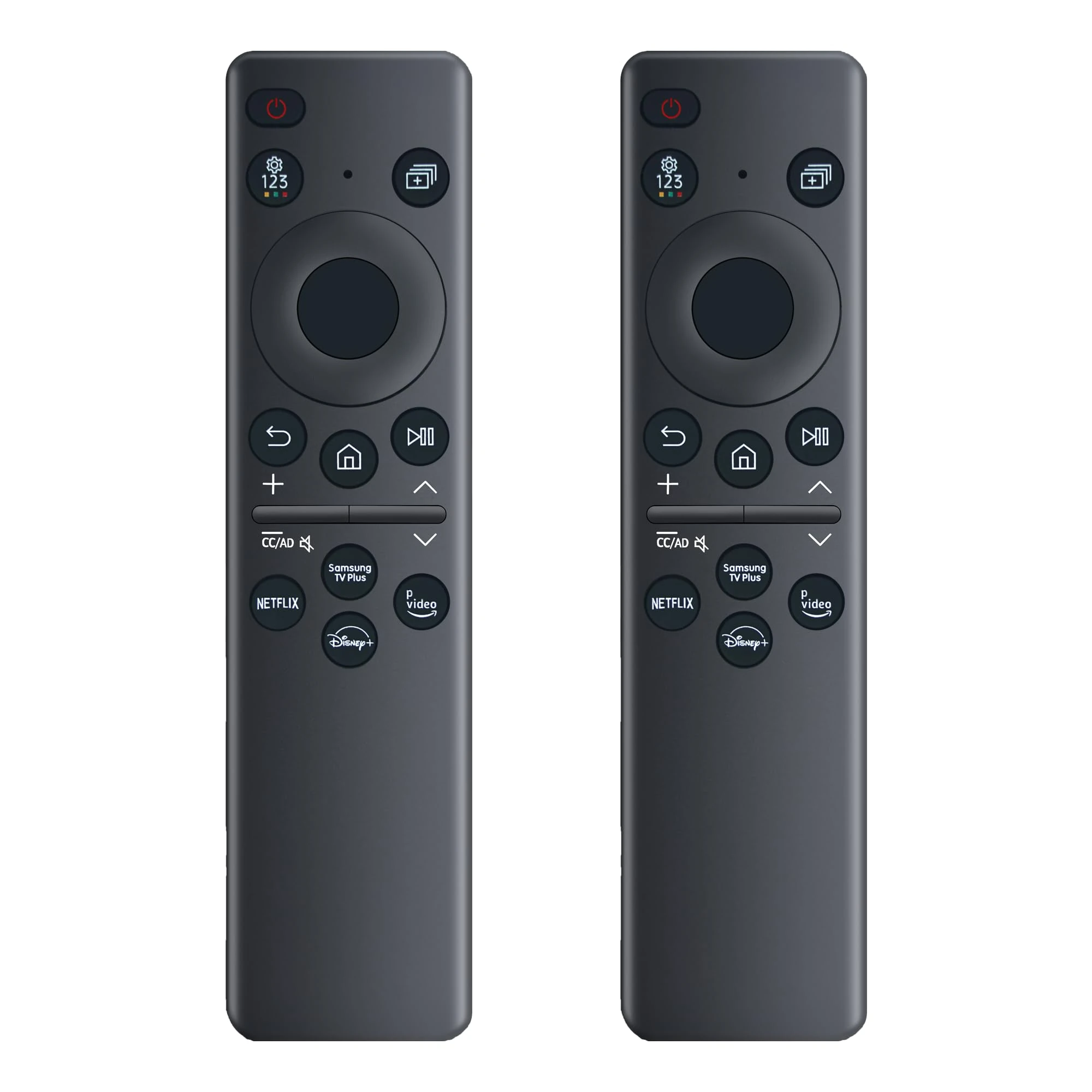 [Pack of 2] Replacement for Samsung Smart TV Remote, Universal Infrared Remote Control for ALL 2019-2025 Models, No Voice Control or Solarcell.