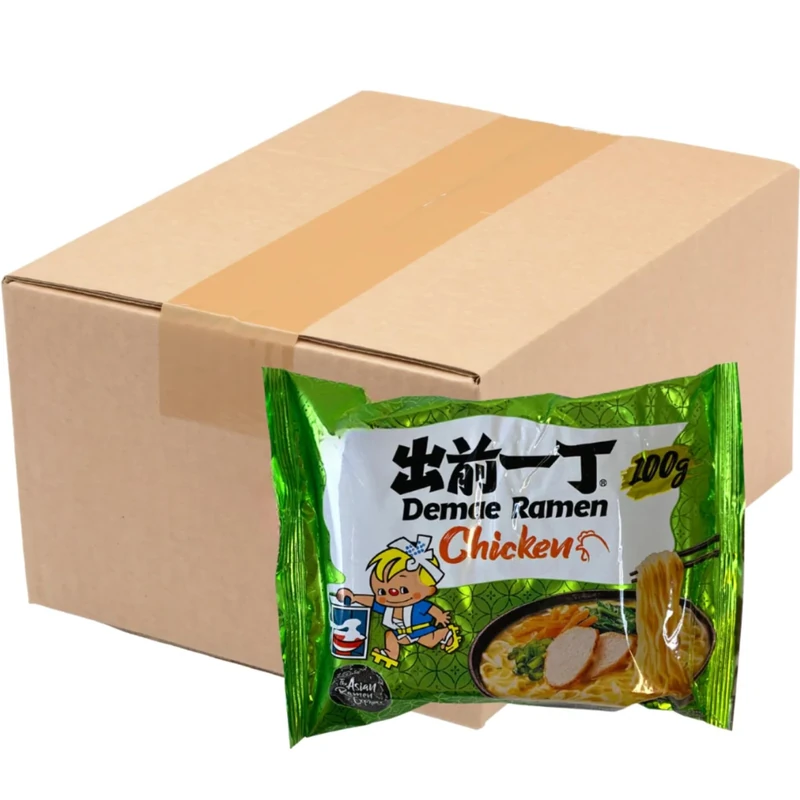 Demae Ramen Noodles Chicken Flavour Pack 30 (100g Each) - Instant Nissin Noodles Authentic Asian Ramen