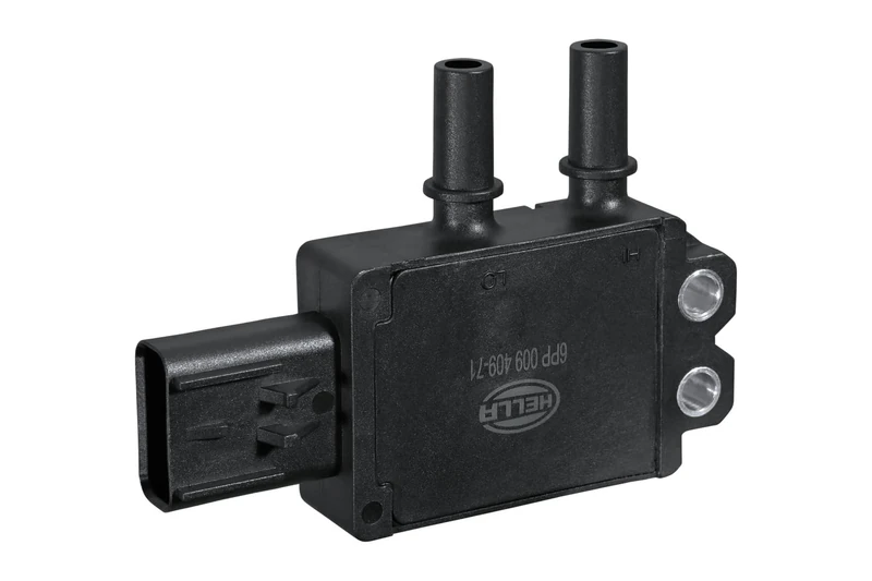 HELLA 6PP 009 409-711 Sensor, exhaust pressure - 4-pin connector