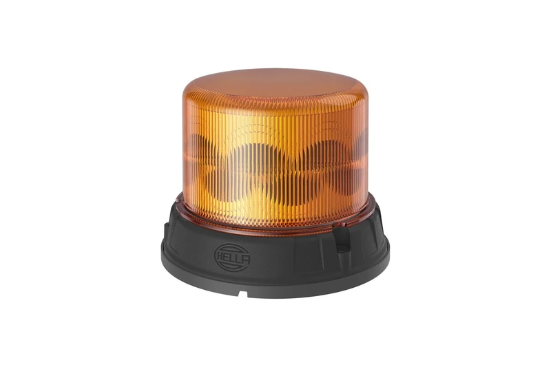 HELLA 2RL 099 979-001 LED-Rotating Beacon - K-LED Nano 80-12/24V - yellow (amber) - Bolted - Plug: Blade Terminal Sleeve - Quantity: 1 - Image 1