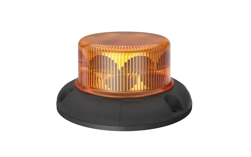 HELLA 2XD 066 147-001 LED-Strobe-type Beacon - K-LED Nano 50-12/24V - yellow (amber) - Bolted - Plug: Blade Terminal Sleeve - Quantity: 1