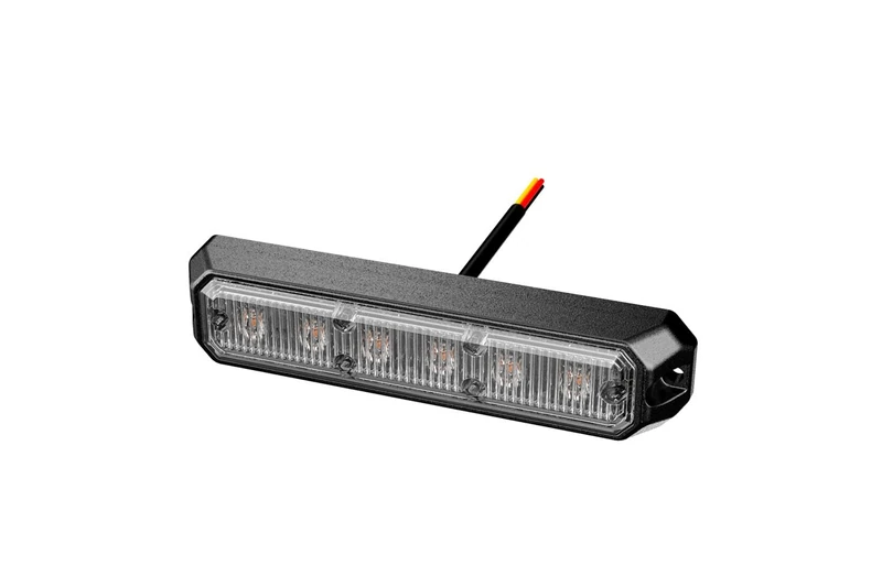 HELLA 2XD 018 160-001 LED-Blitz-Kennleuchte - BST 2.0 - 12/24V - gelb (amber) - Anbau