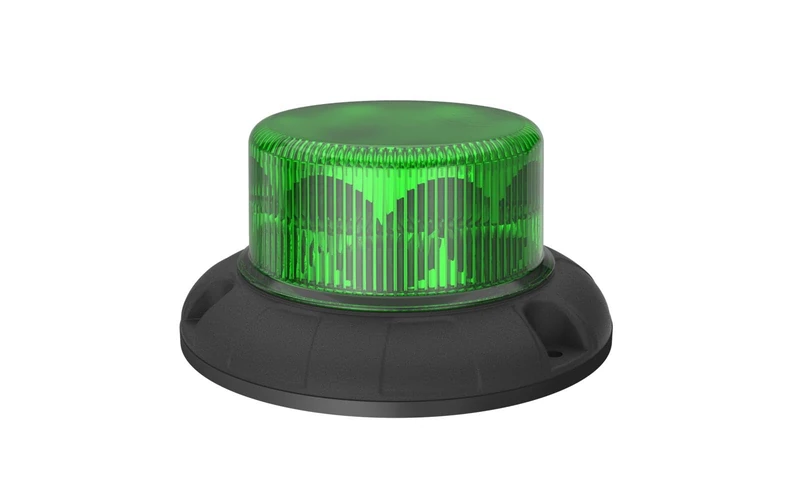 HELLA 2XD 066 147-301 LED-Strobe-type Beacon - K-LED Nano 50-12/24V - green - Bolted - Plug: Blade Terminal Sleeve - Quantity: 1