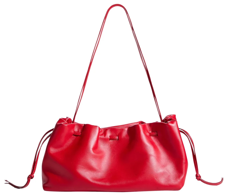 Altuzarra, Drawstring Clutch, OS, Red
