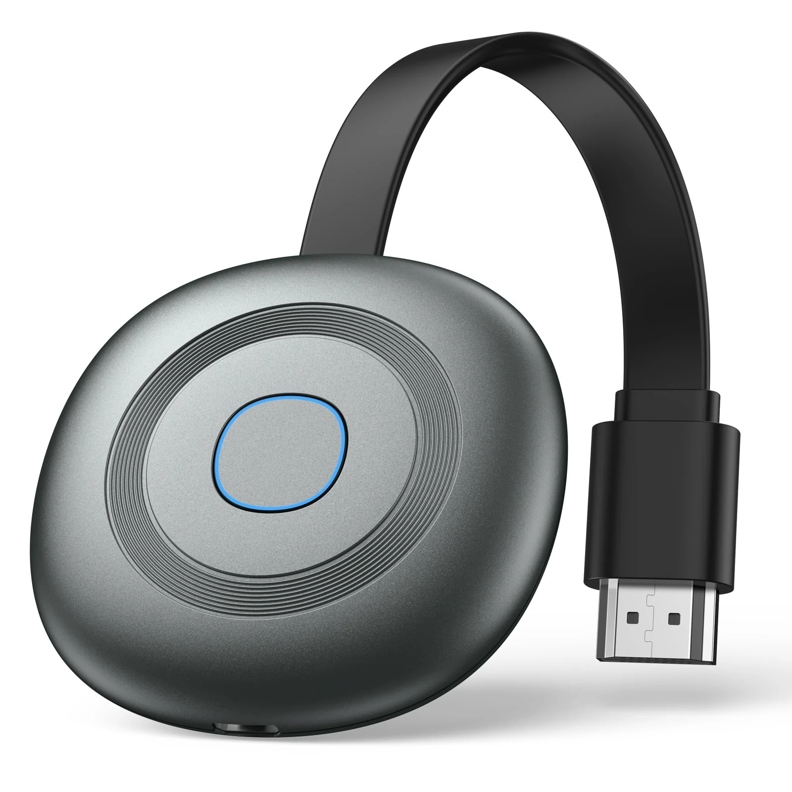 Wireless HDMI Display Dongle Adapter, 4K Streaming Miracast & AirPlay Receiver for iPhone, iPad, Android, Laptop, PC to HDTV/Monitor/Projector, 100FT/30M, Plug & Play, Support DLNA, 2.4G/5G