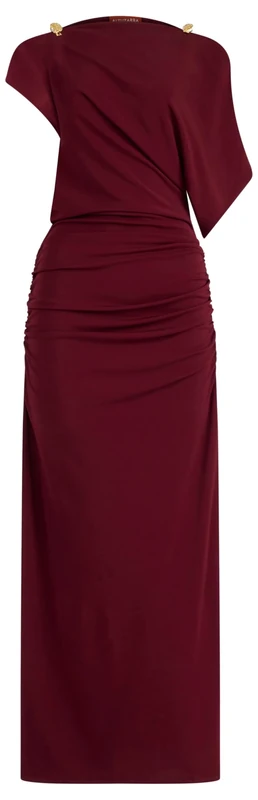 Altuzarra, Brina Dress, 10, Grenache