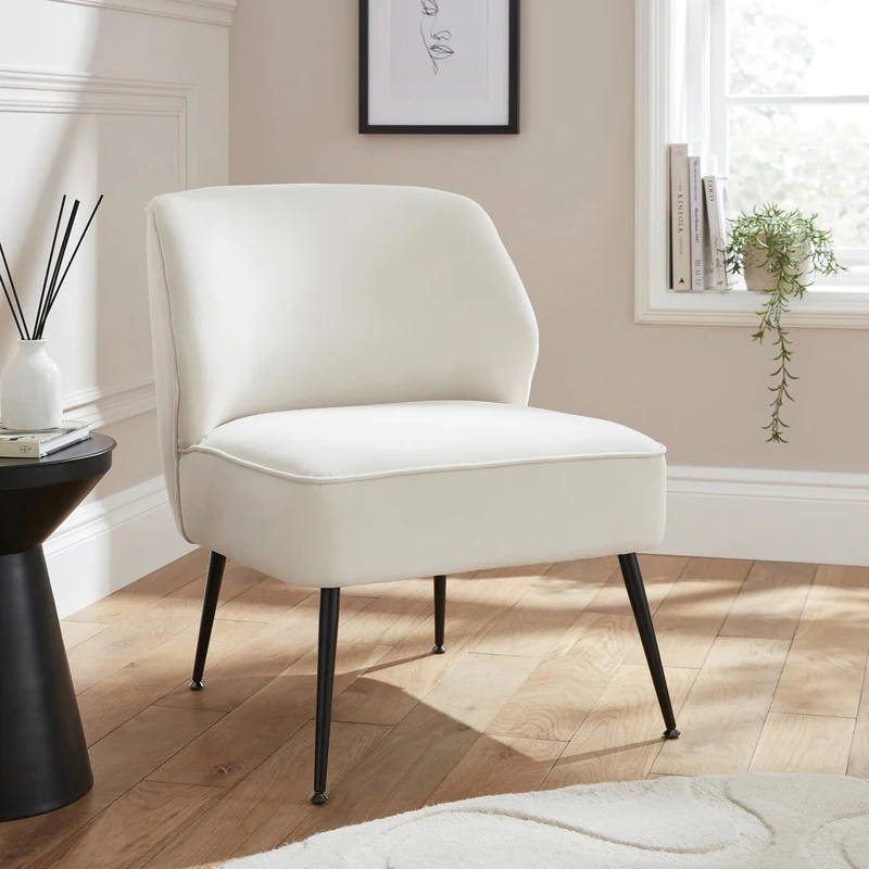 GFW Ava Velvet Accent Chair