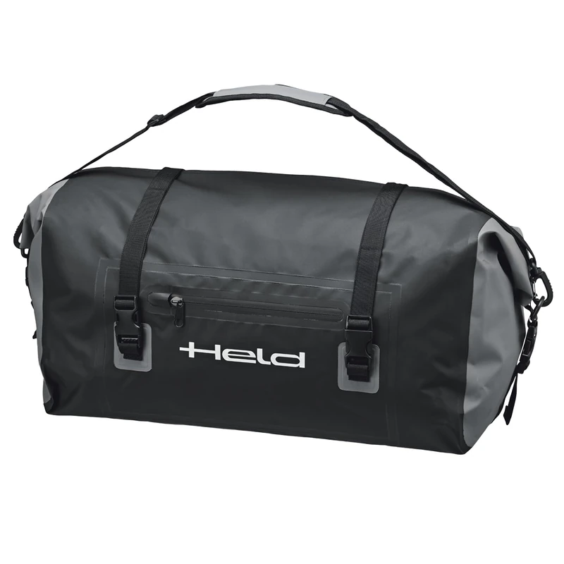 Held Carry-Bag 2 – Motorcycle Accessory Bag – 100% Waterproof and Dustproof Motorcycle Tail Bag – Duffel Bag Material Made of Tarpaulin – One Outer Pocket – Volume 40 litres, Colour: Black