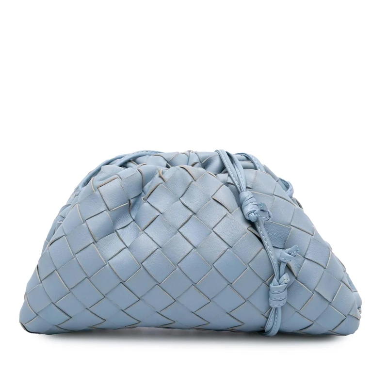 Bottega Veneta Pre-Loved Nappa Intrecciato The Mini Pouch Crossbody