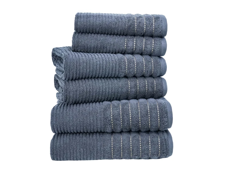 6-Pack Bath Towels - 100% Egyptian Cotton, 650 GSM - Ultra Soft, Highly Absorbent & Quick Dry - Luxury Bathroom Towels, Washable Bath Towels for Bath, Hotel & Gym (70x120 cm) - Black