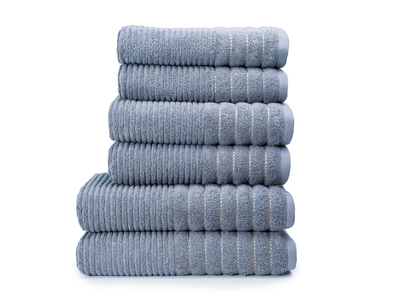 6-Pack Bath Towels - 100% Egyptian Cotton, 650 GSM - Ultra Soft, Highly Absorbent & Quick Dry - Luxury Bathroom Towels, Washable Bath Towels for Bath, Hotel & Gym (70x120 cm) - Charcoal