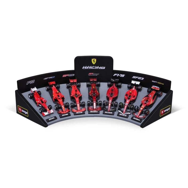 1:43 F1 FERRARI DELUXE GIFT SET WITH DISPLAY STAND