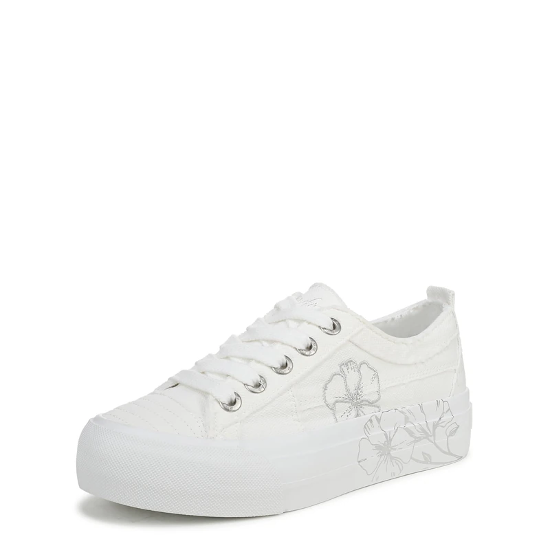 Blowfish Malibu Women's Sadie-Sun 10 Lace-Up Trainers, White, Medium Fit, UK 9