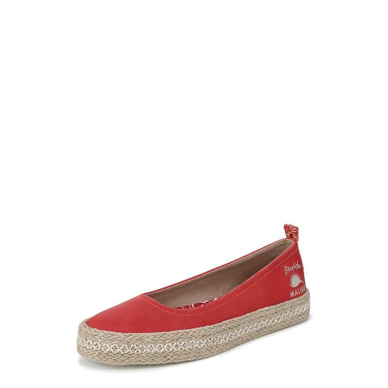 Blowfish Malibu Women's Benita Ballet Flats, Red Suede, Medium Fit, UK 3