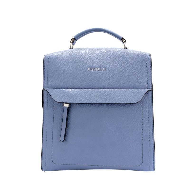 Fiorelli Women's Isla Small Backpack, Stylish Backpack with Adjustable Straps & Pockets, Faux Leather, Cornflour Blue