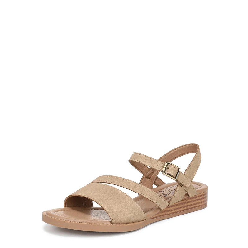 Blowfish Malibu Women's Arrow Flat Sandals, Beige Suede, Medium Fit, UK 8