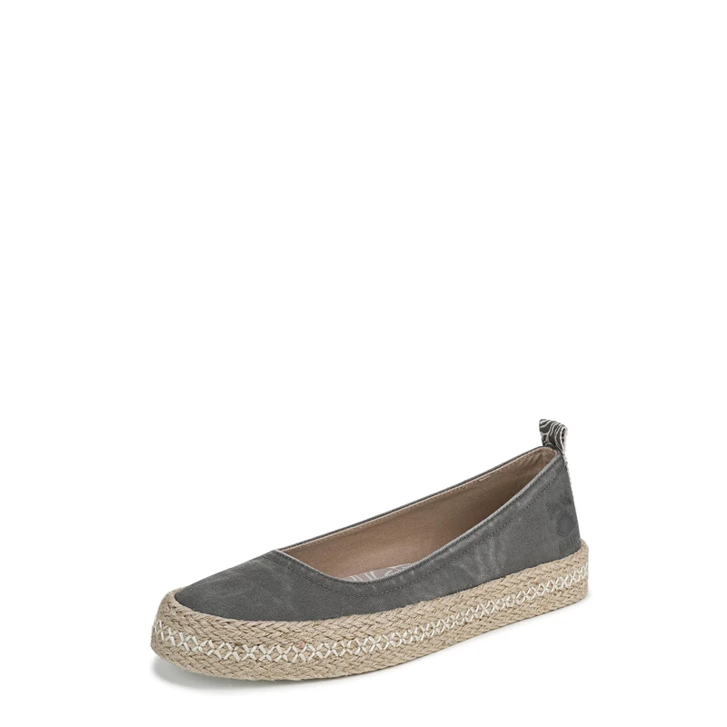 Blowfish Malibu Women's Benita Ballet Flats, Charcoal Grey Canvas, Medium Fit, UK 3