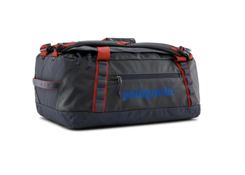 Patagonia Black Hole Duffel 40L Smolder Blue w/Amanita Red