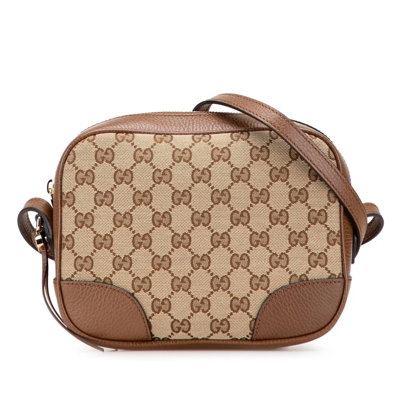 Gucci Pre-Loved GG Canvas Bree Crossbody Bag