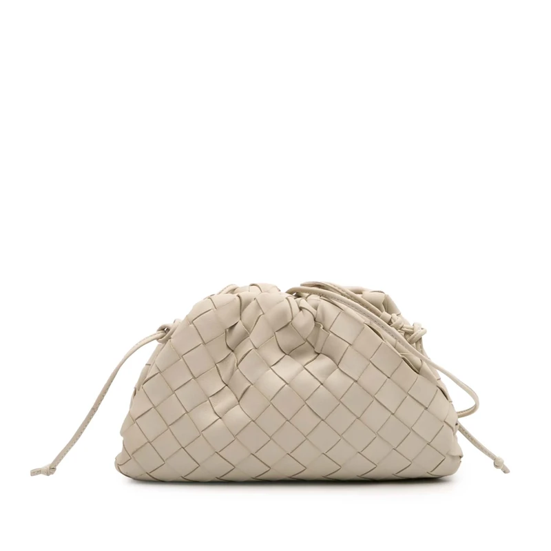 Bottega Veneta Pre-Loved Nappa Intrecciato The Mini Pouch Crossbody