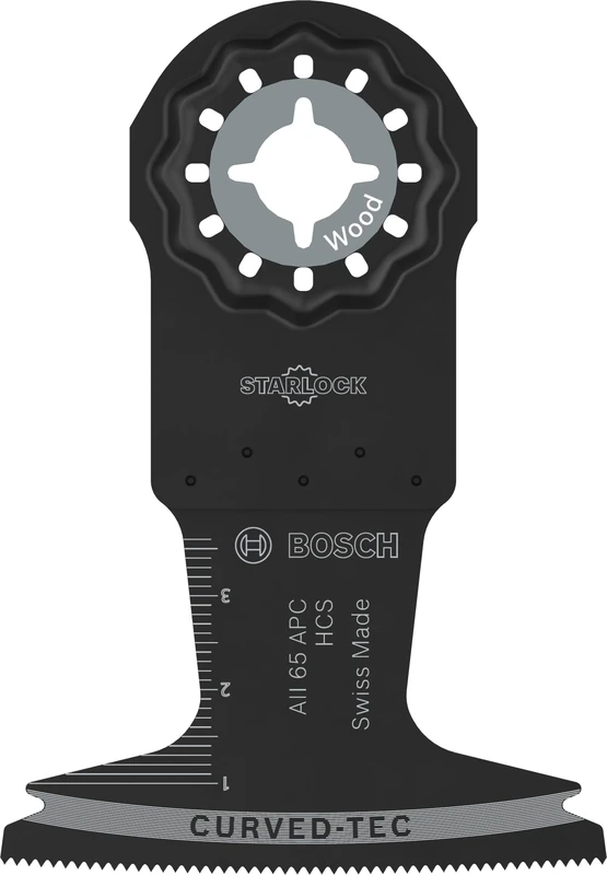 Bosch 5X AII 65 APC Plunge Cut Blade (for Softwood, Width mm, Professional Accessory Multitool)