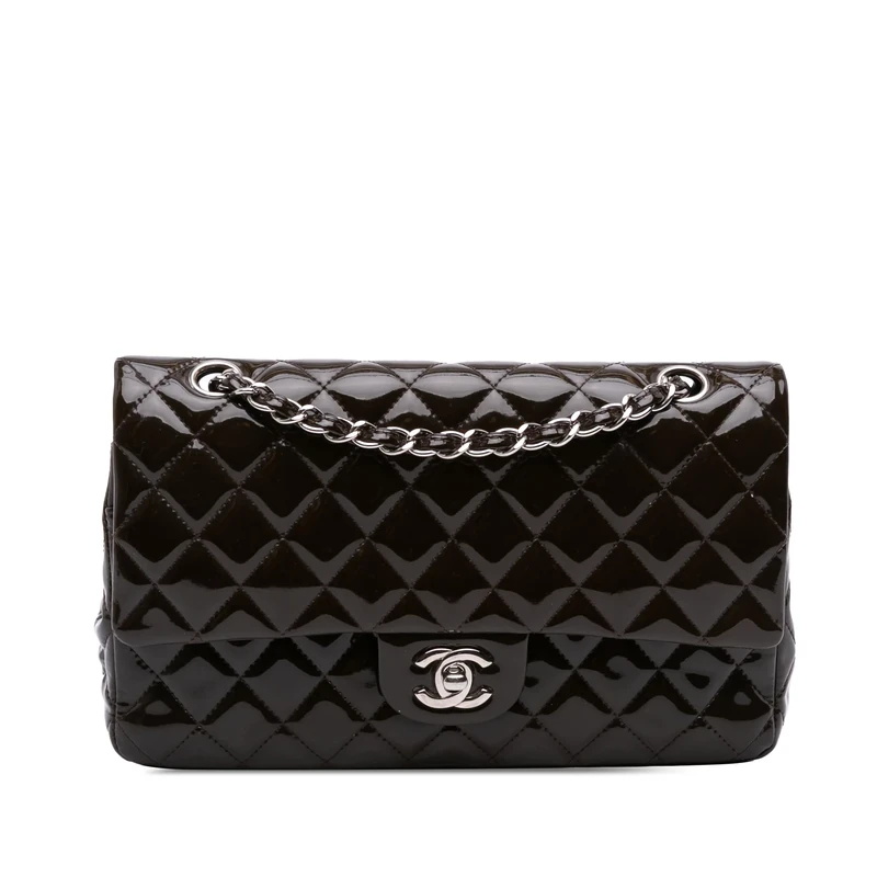 Chanel Pre-Loved Medium Classic Patent Double Flap