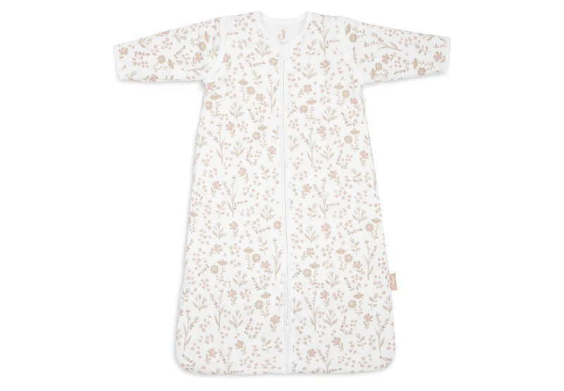 Jollein Baby Sleeping Bag - 110 cm - Cotton - 2.5 to 3.5 TOG - Detachable Sleeves - Oeko-TEX Certified - Baby Sleeping Bag - Winter Sleeping Bag - Also for Spring & Autumn - Bloomy Print