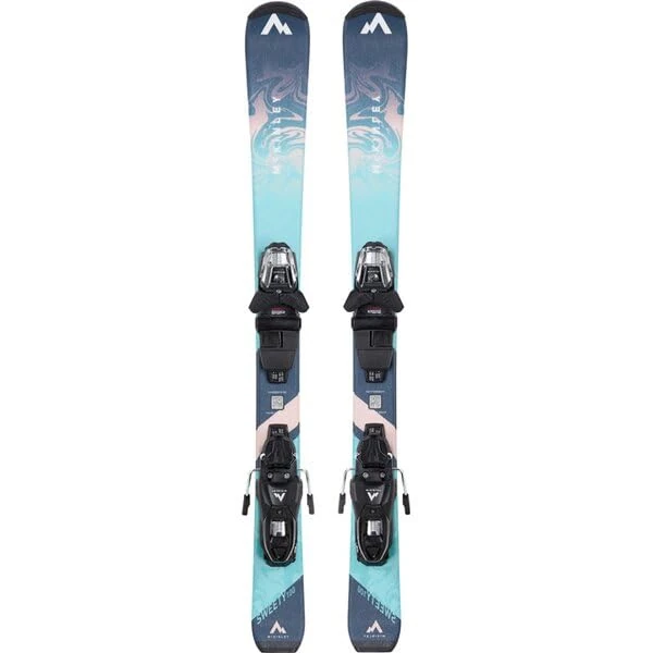 Mc Kinley Girl's Sweety I Jt + System binding Ski Set Navy/Turquoise/Pink 70