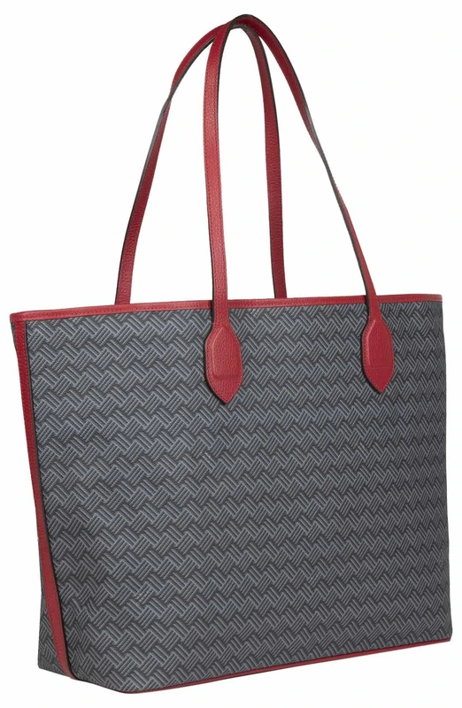 DELAGE, LULU MM, Grey & Red Leather