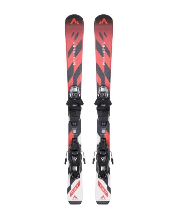 Mc Kinley Kids Team 7 I Jt + System binding Ski Set Red/Black Night/Whit 120