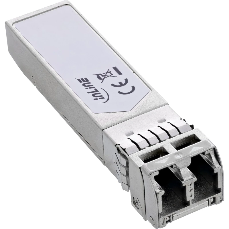 Inline SFP+ Module Fibre Optic 10Gb/s Singlemode 1550nm EW LC, up to 80km Range, DDM Monitoring, Hot-Plug, Compatible with MSA Devices, 32335T