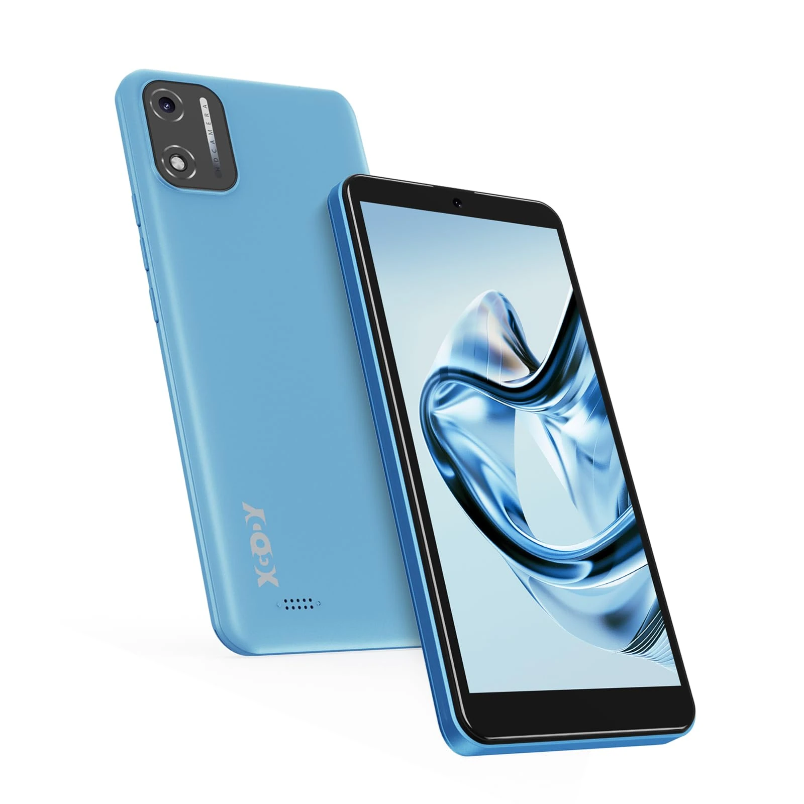 Xgody X32 Mobile Phone, Android 14 Octa-Core SIM Free Unlocked Smartphone with 5.5'' Display, 4G Dual SIM, 2GB+16GB/128GB Expandable, 8MP+5MP Cameras, 2850mAh Battery, Face ID UK Verizon (Blue)