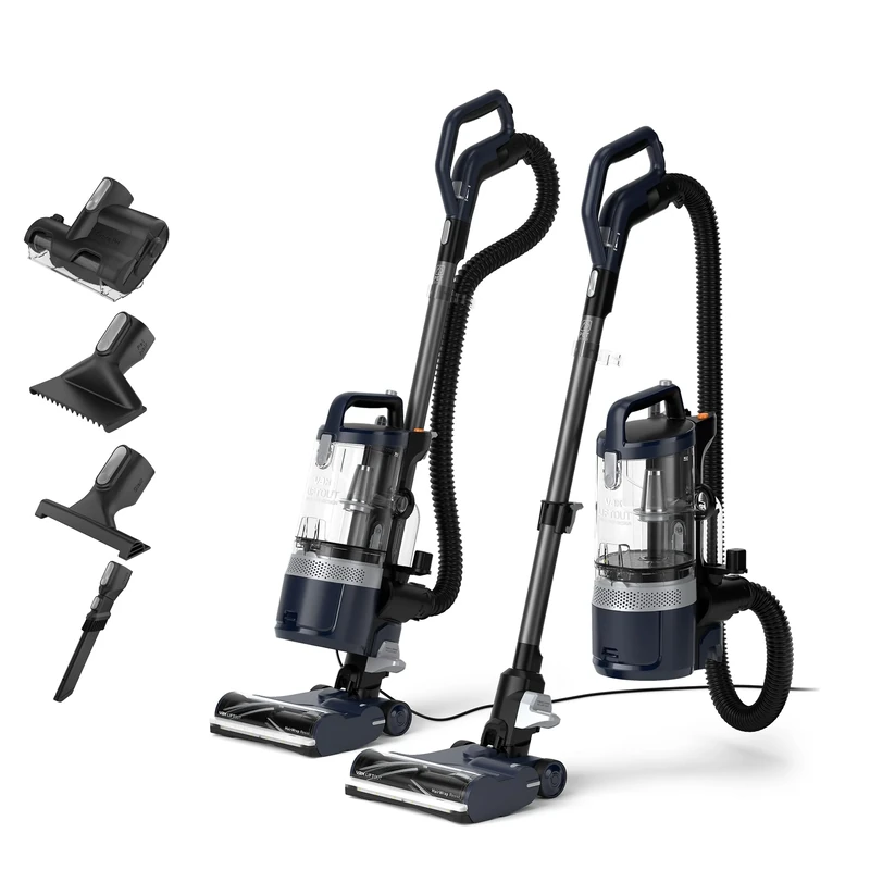 Vax LiftOut Multi Pet-Design Corded Upright Bagless Vacuum Cleaner, Lightweight, Handheld Tool Attachments for Pet Hair, Car, Upholstery, Bed, Home cleaning, 600W, 6.63kg, Blue/Graphite, CDUP-LOPA