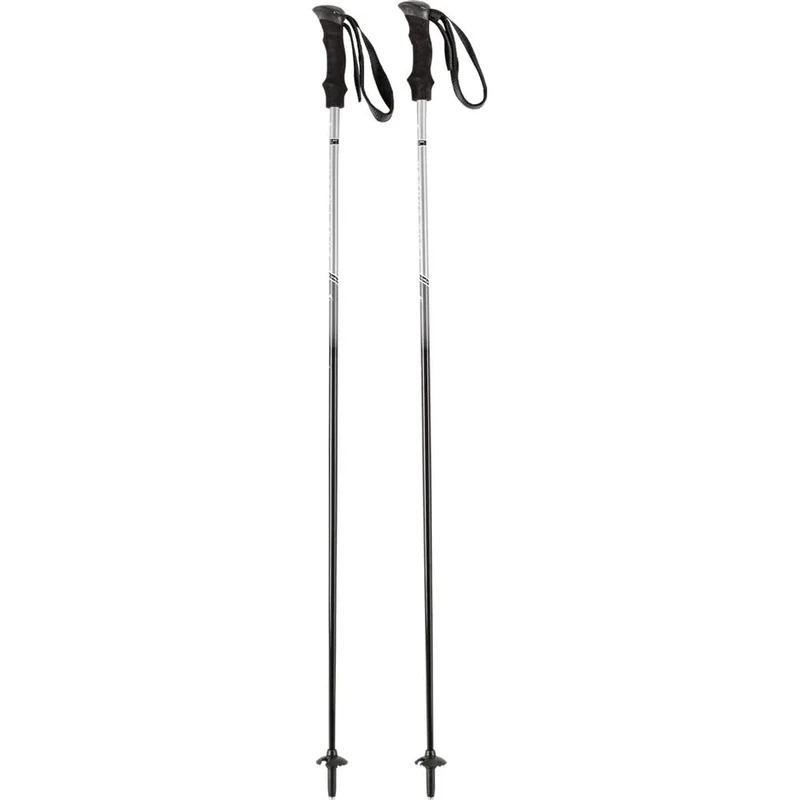 McKinley Carbon 30 Ski Poles, Dark Grey/Silver/Sc, 120
