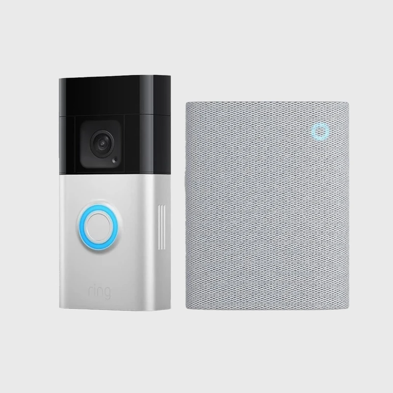 Ring Battery Video Doorbell Plus (Newest Gen) + Chime (3rd Gen) | DIY Wireless Video Doorbell Camera with 1536p HD Video, Head-To-Toe View, Quick Release Battery Pack | Easy to install (5min)