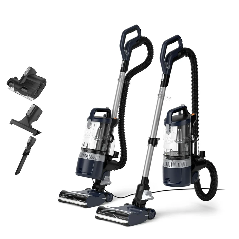 Vax LiftOut Multi Pet Corded Upright Bagless Vacuum Cleaner, Lightweight, Handheld Tool Attachments for Pet Hair, Car, Upholstery, Bed, Mattress, Home cleaning, 600W, 6.63kg, Blue/Silver, CDUP-LOPP
