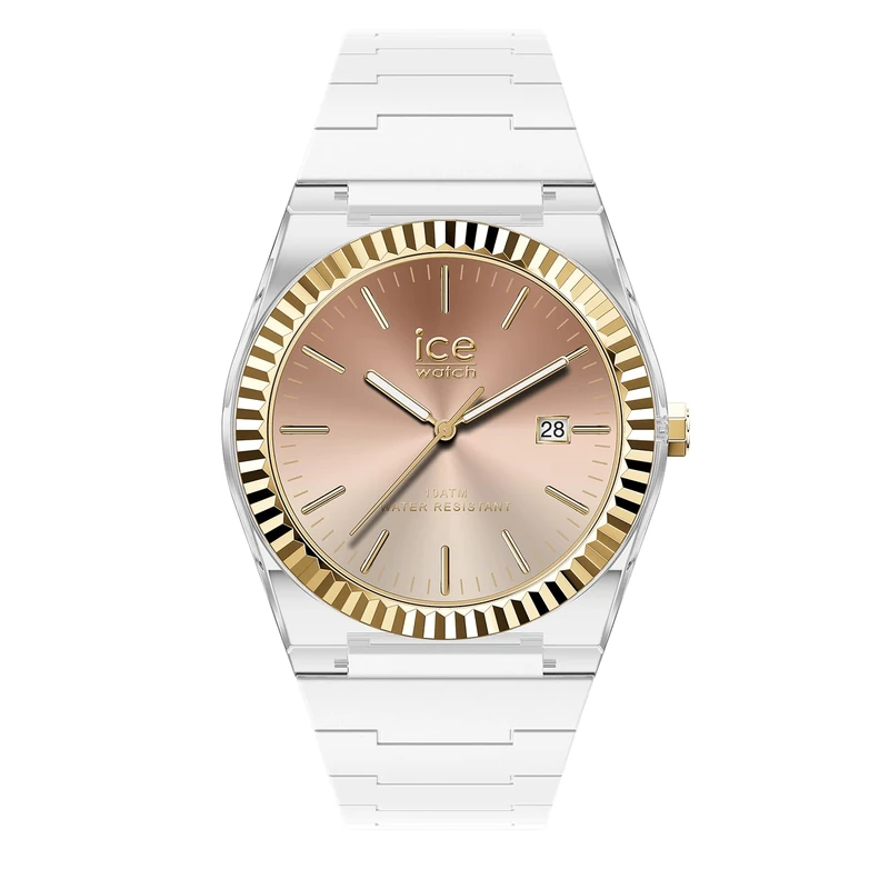 ICE-WATCH - ICE Power PW1 White Sunset Cappuccino - Women's Watch with Silicon Strap - 024773 (Small)