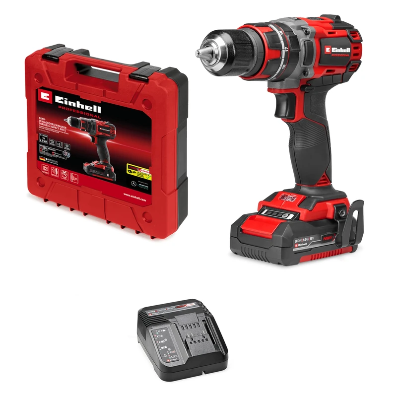 Einhell Professional Cordless Rotary Hammer Drill with Battery and Charger