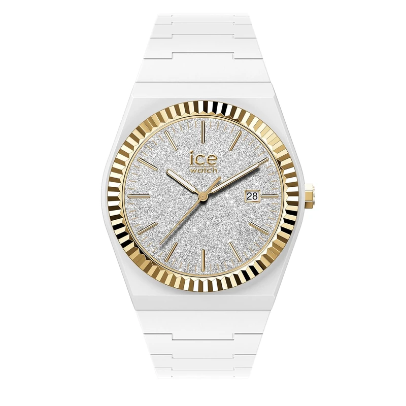 ICE-WATCH - ICE Power PW1 White Glitter - Women's Watch with Silicon Strap - 024767 (Small)