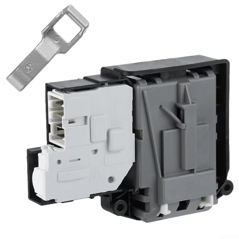 EBF61315802 Door Lock Switch with MFG63099101 Lock Strike Kit, Compatible for LG WM3700HVA WM3770HWA WM3900HWA and for Kenmore 796 Series Washing Machine Models