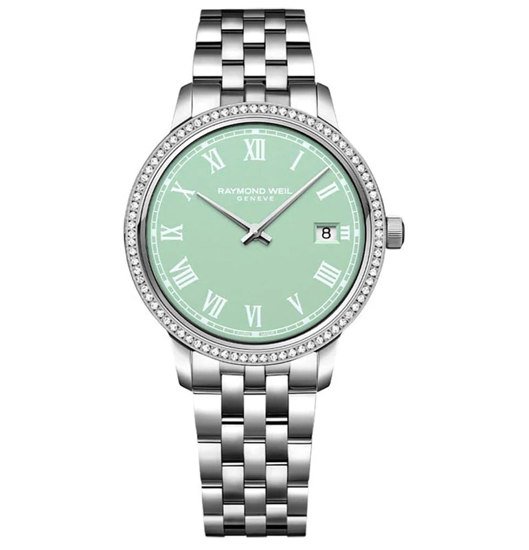 Raymond Weil Women's Analogue Swiss Quartz Watch with Stainless Steel Strap 5385-STS-00520