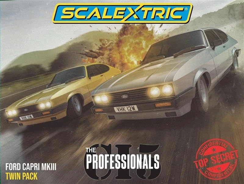 Scalextric C4642 The Professionals Capri Twin Pack Slot car racing