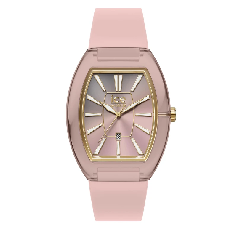 ICE-WATCH - ICE boliday Women Dome Plastic Soft Pink - Women's Watch with Silicon Strap - 025180 (Small)