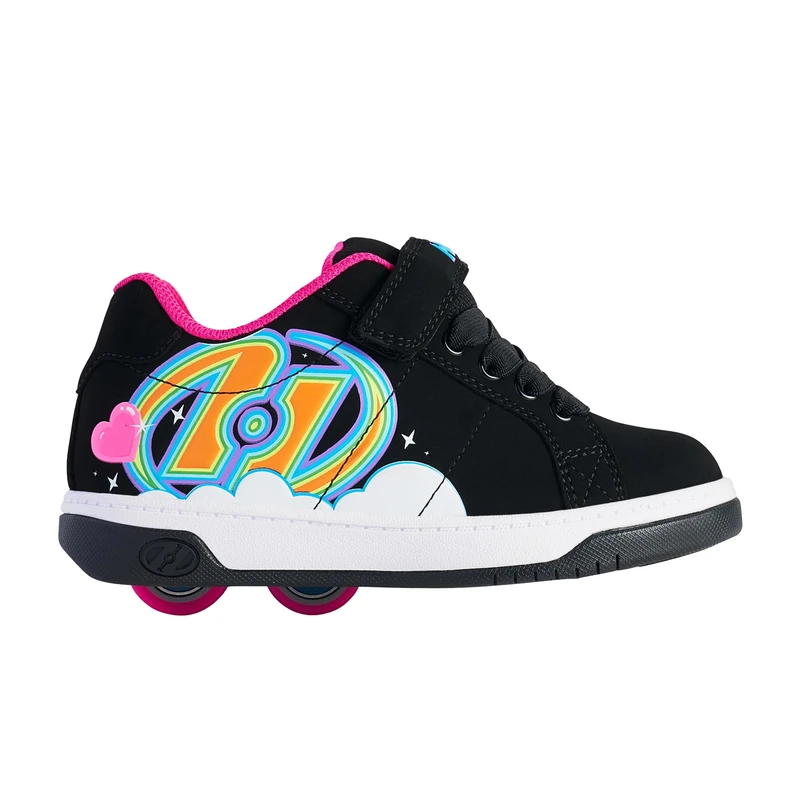 Heelys X2 Kolect X2 (HE02630005) Shoes, Black/Hot Pink/Multi, Child 3