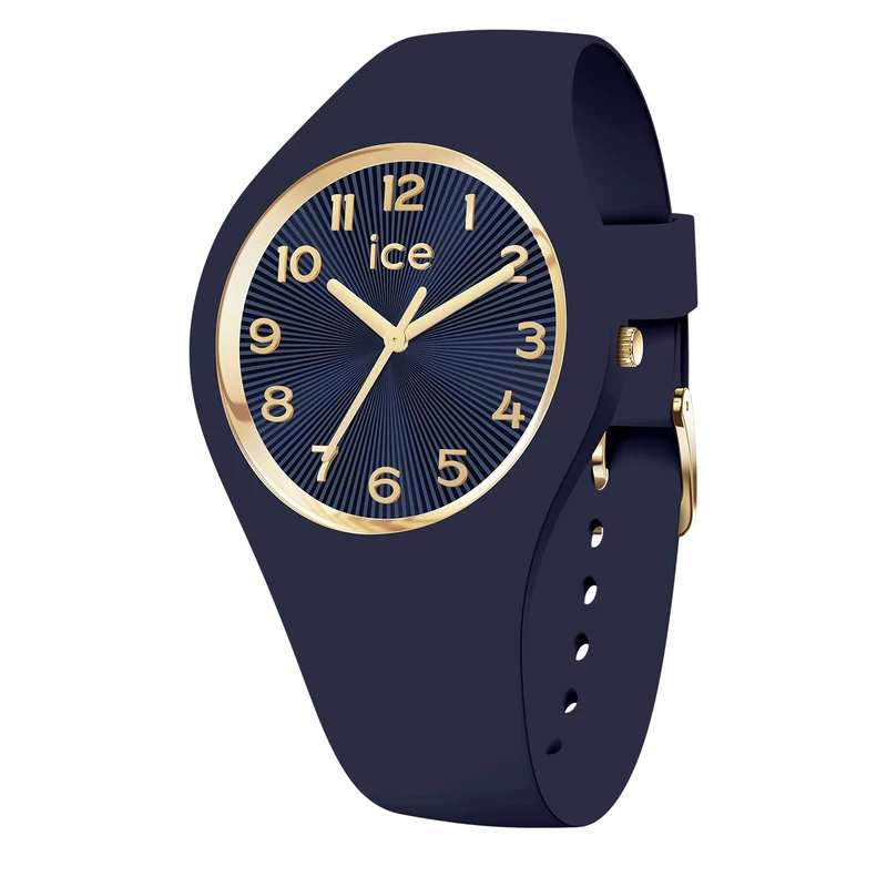ICE-WATCH - ICE Champagne Navy Blue - Women's Watch with Silicon Strap - 025256 (Small 37)