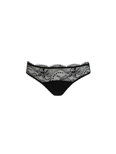 Fleur of England, Signature Black Lace Brief, S